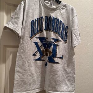 Vintage STARTER 1992 CFL Winnipeg Blue Bombers football T-shirt vintage 90’s LG